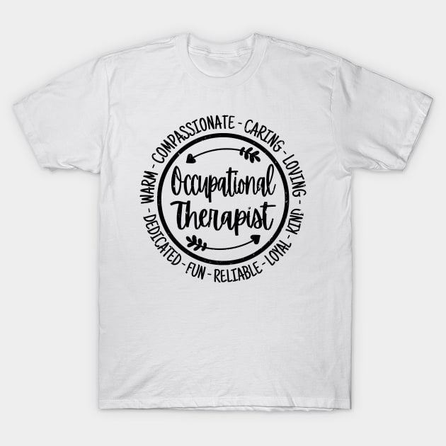 Occupational Therapist Occupational Therapy OT Appreciation Vintage T-Shirt by HeroGifts